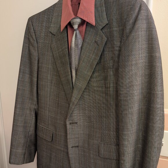 Vintage 80's Light Grey 2Pc Suit. Single owner, great condition. - Picture 1 of 5